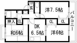 ウエストハイムの物件間取画像